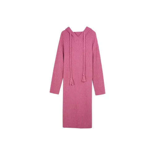 3COLOUR Long Sleeved Dresses Women's Pink