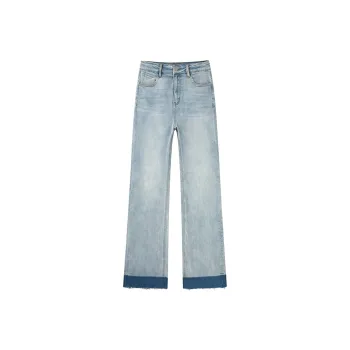 HDFULERN Jeans Women's Turquoise
