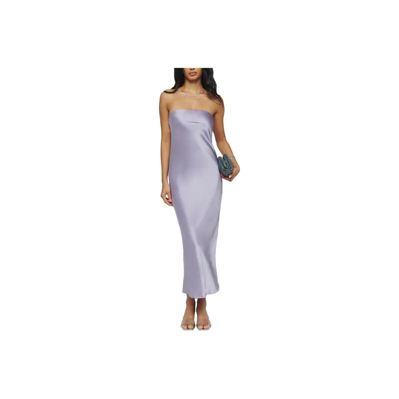 Reformation Sleeveless Dresses Women's Purple-0