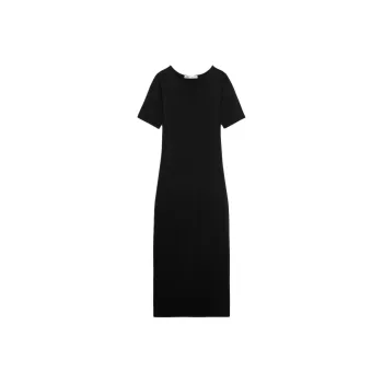 ZARA Short Sleeved Dress Women's Black