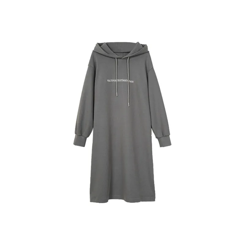 ZIMO Long Sleeved Dresses Women's Stone Gray-0