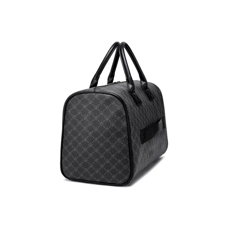 FAIRWHALE PU Travel Bag Handbag Travel Bag Unisex Lead Coffee-2