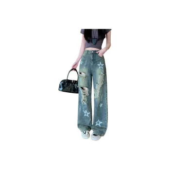 The Temptation Of The Muse Jeans Women's Blue