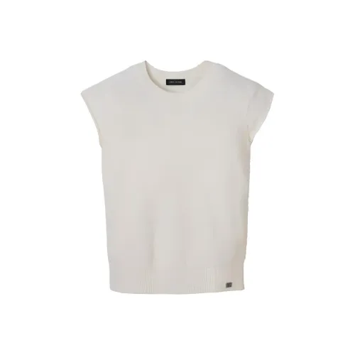 MARC JACOBS Pilled Cap sleeve Wool Vest