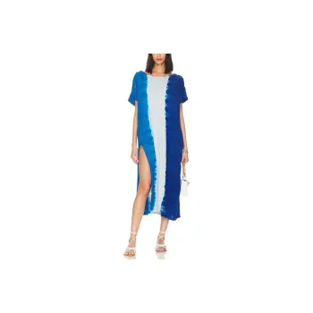 FREE PEOPLE Short-Sleeved Dresses Women's Blue