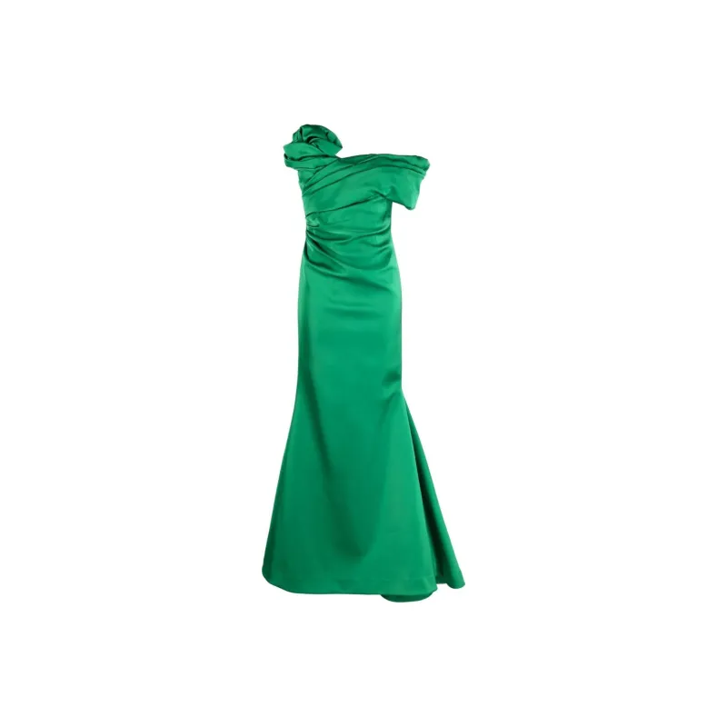 RACHEL GILBERT Edan Asymmetric Mermaid Maxi Dress-0