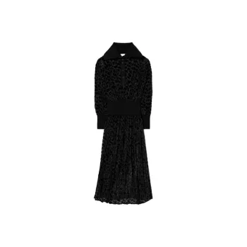 TORY BURCH Long-Sleeved Dresses Women's Black