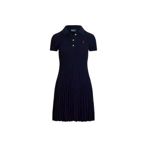 Polo Ralph Lauren SS25 Short Sleeved Dresses Women's Dark Blue