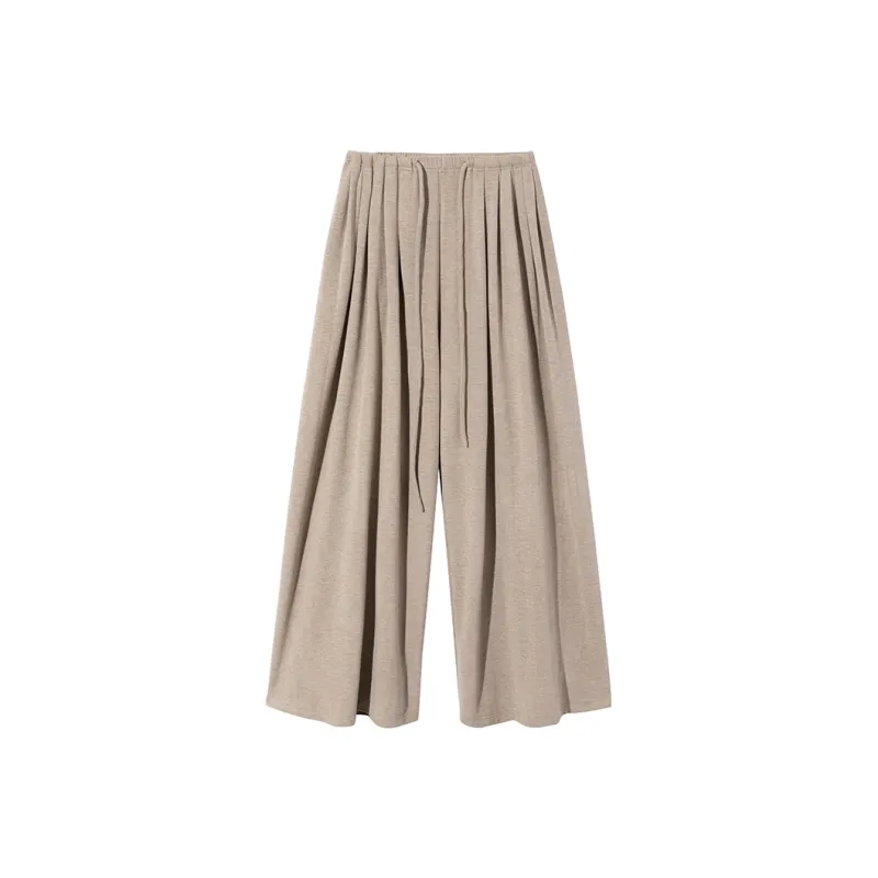 Ouyang Knitted Fabric Pants Women's-10
