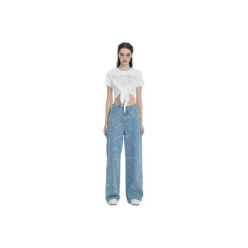 VICTORIA ALLEN Jeans Women's Light Blue