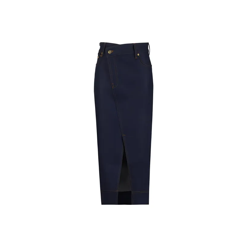 Jacquemus La Jupe De Nimes Denim Skirt-0