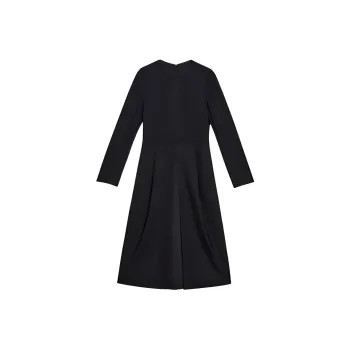 Yiner Long Sleeved Dresses Women's Black