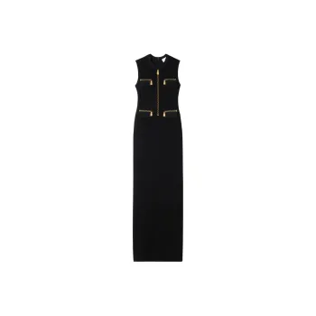St. John SS24 Sleeveless Dress Women's Black