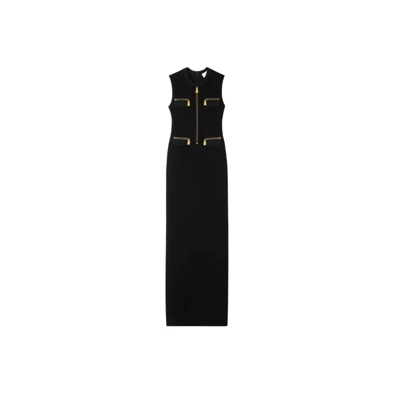 St. John SS24 Sleeveless Dress Women's Black-0