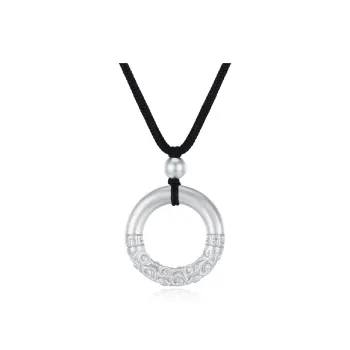 SHENGYALUO 999 Fine Silver Necklaces Men's