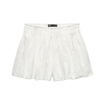 ZARA Casual Shorts Women's White