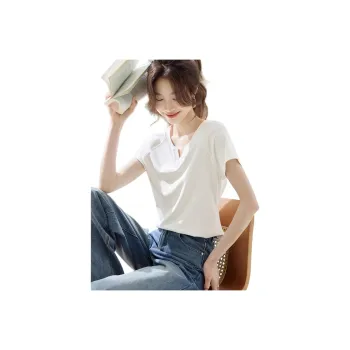 Mo Han Yi Mei T Shirt Women's Raw White