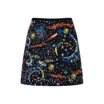 LOUIS VUITTON Casual Short Skirts Women's Multicolor