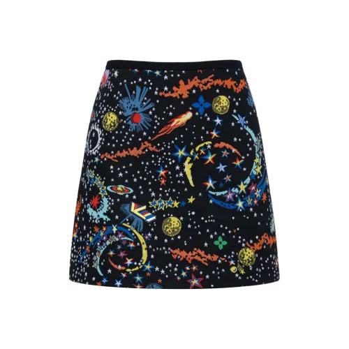LOUIS VUITTON Casual Short Skirts Women's Multicolor