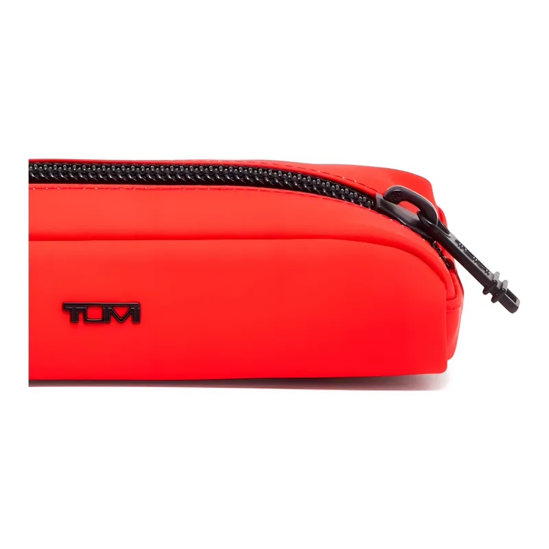 TUMI Fabric Makeup Bag Storage Bag Women's Red-4