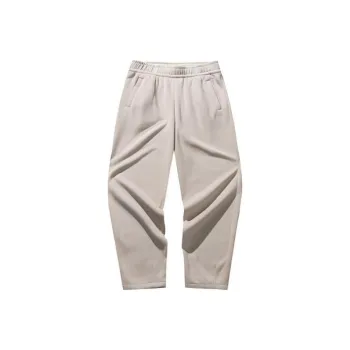 Anta Comprehensive Training Collection Sports Lifestyle Collection Knitted Sweatpants Women's Nude Khaki