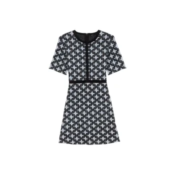 Maje Short-Sleeved Dresses Women's Black