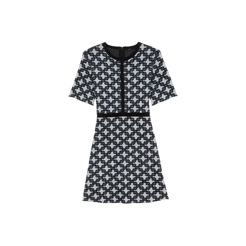 Maje Short-Sleeved Dresses Women's Black-0