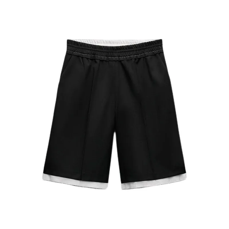 ZARA Casual Shorts Women's Black-0