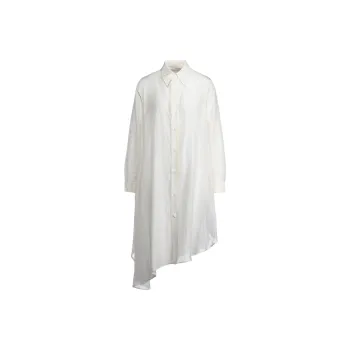 Yohji Yamamoto FW24 Long Sleeved Dress Women's White