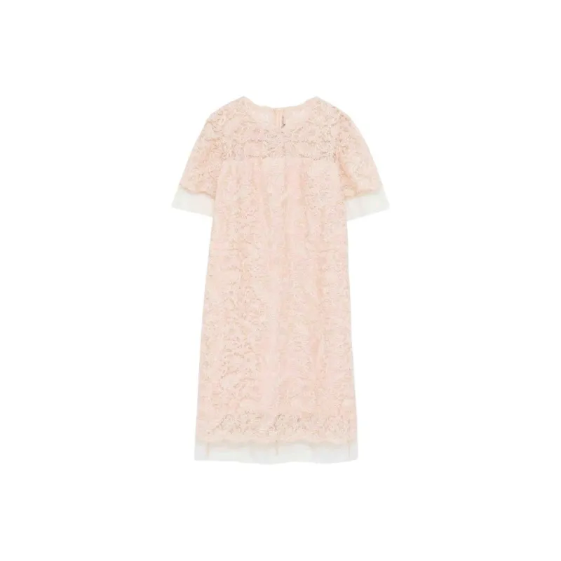 ERMANNO SCERVINO Lace Midi Dress-0