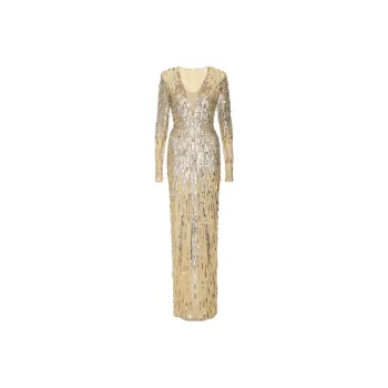 RACHEL GILBERT Tao Embellished Gown