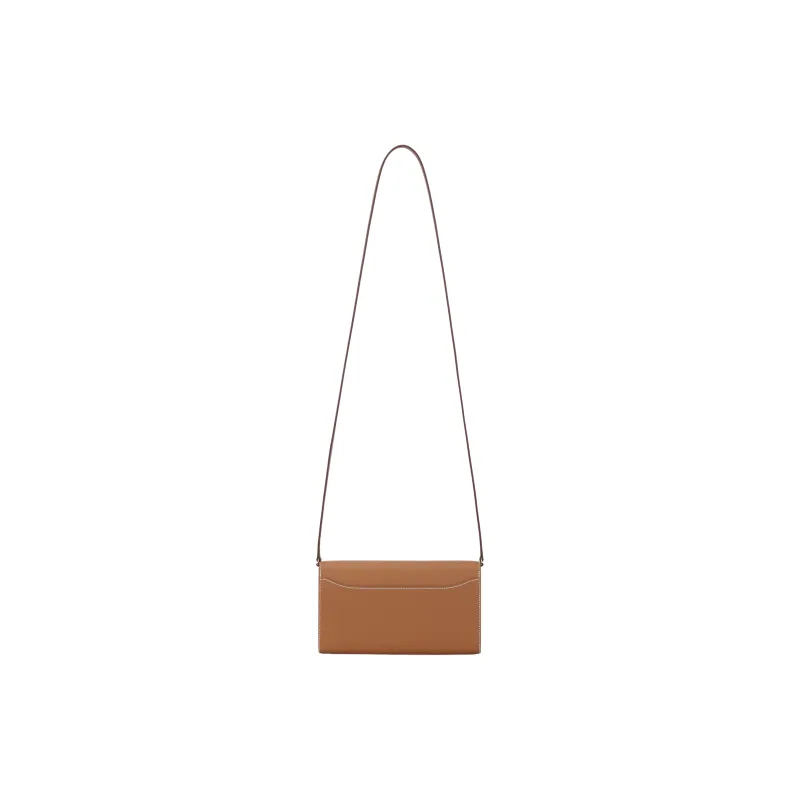 HERMES Constance To Go Epsom Calfskin Wallet, Handheld Shoulder Bag, Crossbody Bag Regular Women's 37 Gold Brown-2