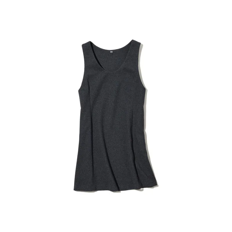 UNIQLO Sleeveless Dresses Women's Dark Gray-0