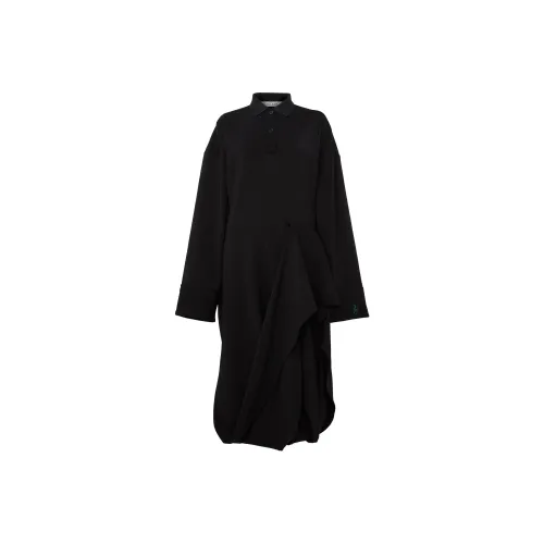 JW Anderson Sculptural Midi Polo Dress