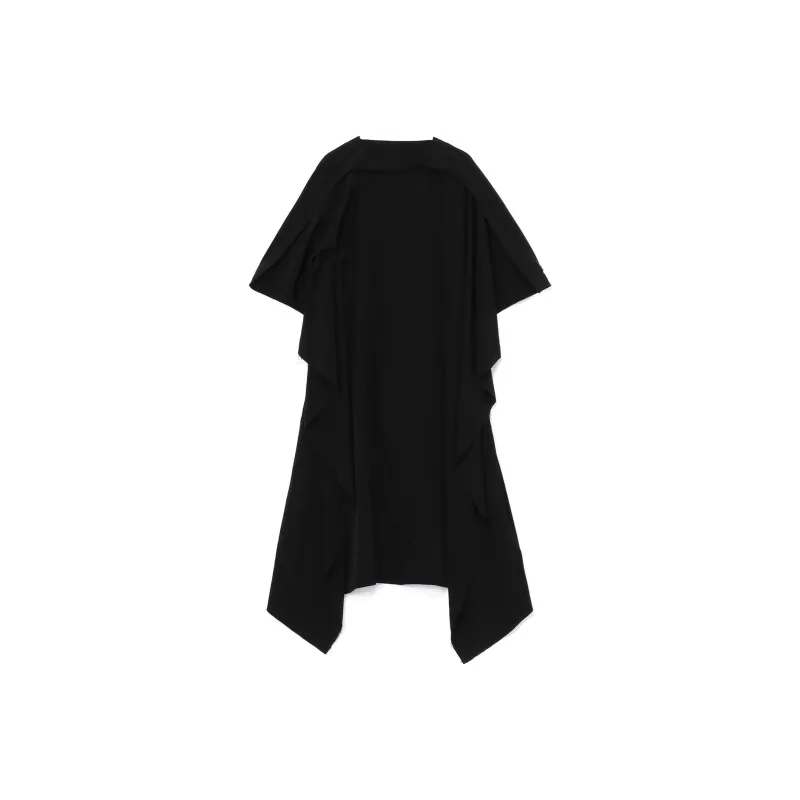 Yohji Yamamoto Ground Y Short Sleeved Dress Women's Black-0