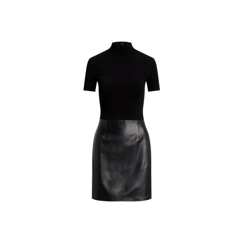 Polo Ralph Lauren Short Sleeved Dress Women's Black-0