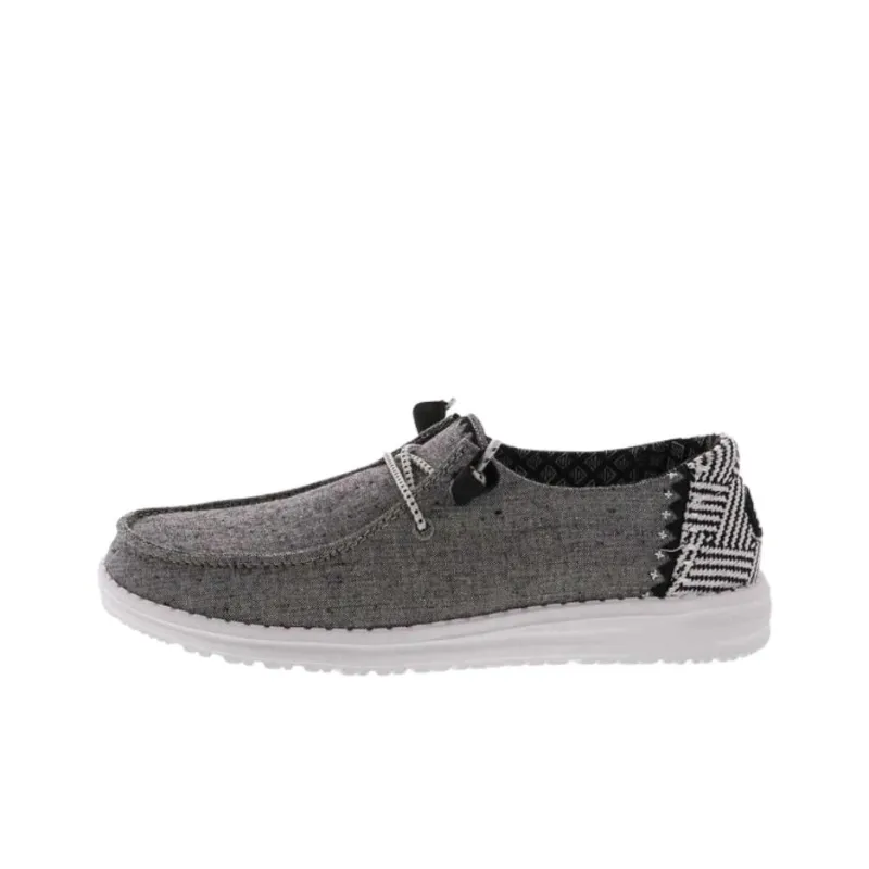 Heydude Wendy Chambray Casual Single Shoes Women's Gray-0