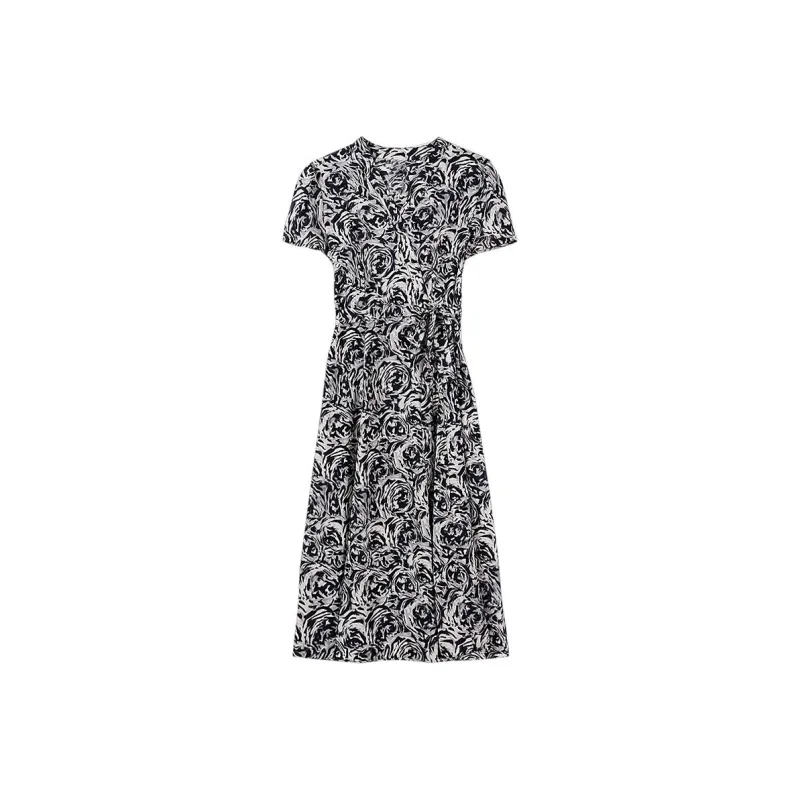ETSE Short Sleeved Dresses Women's Black-0