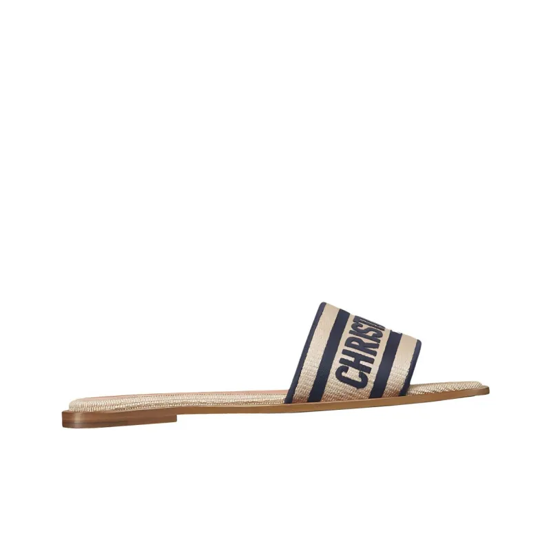 DIOR Dway Slide Slippers Women's Beige-1