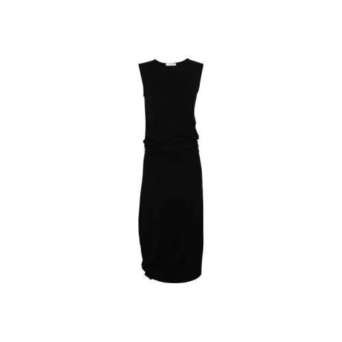 Lemaire Draped Crepe Maxi Dress