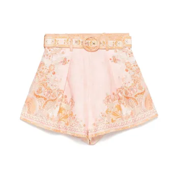 Zimmermann Acacia Tuck Shorts