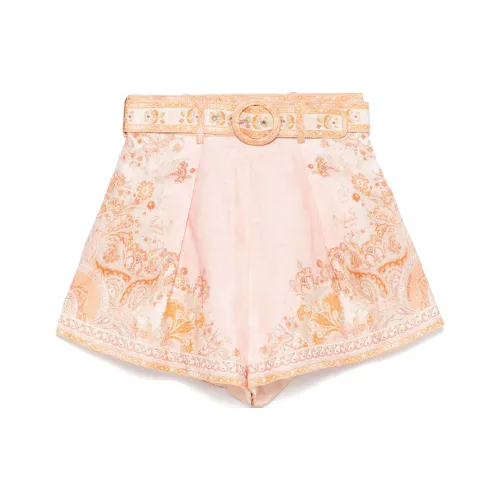 Zimmermann Acacia Tuck Shorts