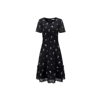 JZ Juzui Short-Sleeved Dresses Women's Heather Black