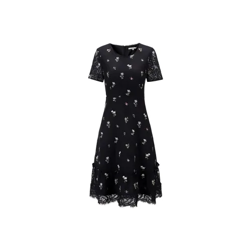 JZ Juzui Short-Sleeved Dresses Women's Heather Black