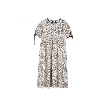 PLAY BUSH Short Sleeved Dresses Women's Image Color
