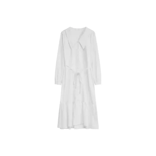 CHUU Long-Sleeved Dresses Women's White