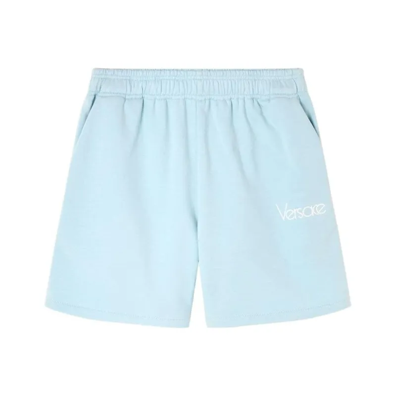 VERSACE 1978 Re Edition Logo Embroidered Sweatshorts-0