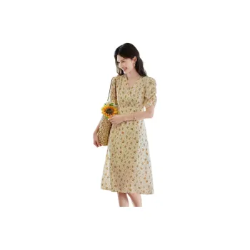Mu Xiao Xin Short Sleeved Dress Women's
