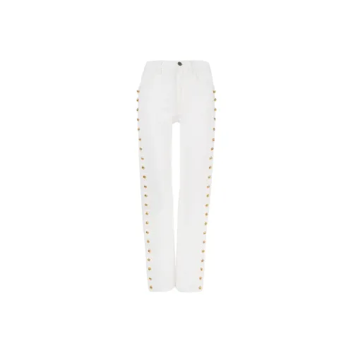 Chloé Embellished Cropped Jeans