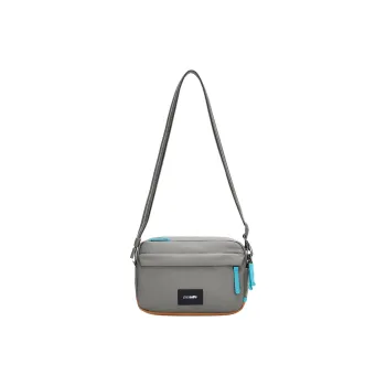 PACSAFE Recycled Polyester Shoulder Bag Unisex Gray